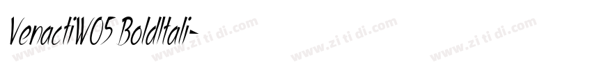 VenactiW05 BoldItali字体转换 VenactiW05 BoldItali字体转换